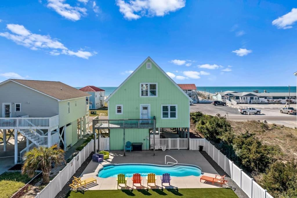 Pool Haven Ocean View Villa Oak Island Kültér fotó