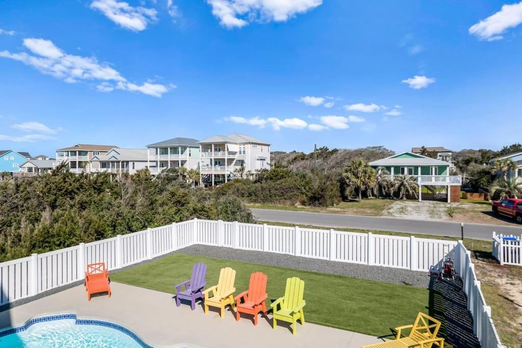 Pool Haven Ocean View Villa Oak Island Kültér fotó