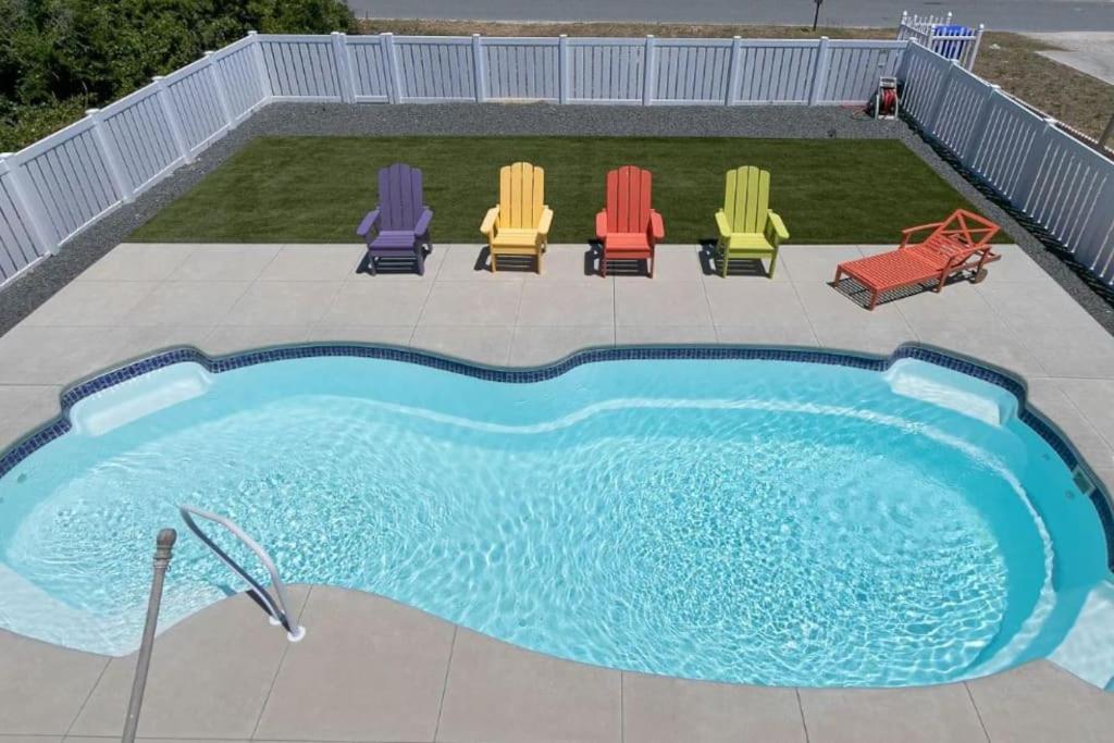 Pool Haven Ocean View Villa Oak Island Kültér fotó